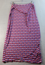 Free People Skirt Women Size M/L Multi Geo Print Viscose Pull On Drawstring NWOT - £27.51 GBP