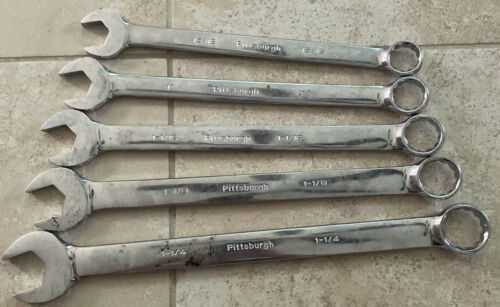 Pittsburgh 5 Piece Set Open End and Box End Wrench Set - $50.00