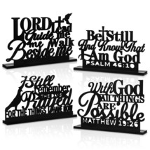 4 Pcs Inspirational Table Art Signs Motivational Table Centerpieces I St... - £23.94 GBP