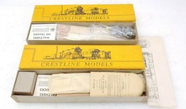 2 HO Scale Crestline Models By Walthers Wood &amp; Metal Refrigerator Car Kits - £27.23 GBP