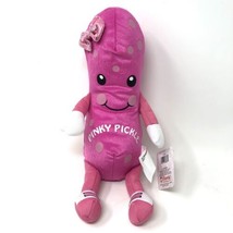 Fiesta Toys Pinky Pickle Pink Polka Dot with Hair Bow Girl Pickle Plush 9” New - $15.95