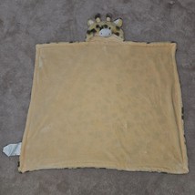 Little Miracles Giraffe Hooded Blanket Lovey Soft Fleece Boy Girl Yellow - £23.22 GBP