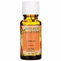 Nature&#39;s Alchemy Essential Oil Lemon, 0.5 fl oz - £7.38 GBP