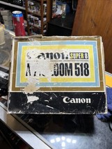 Canon Auto Zoom 518 Super 8 Movie Video Film Camera  Tested Fully Workin... - $350.63