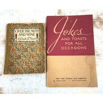 2 Books of Toasts: Over the Nuts and Wine by James Clarence Harvey 1906 ... - $23.75