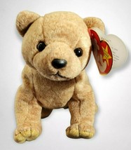 Ty Beanie Baby Pecan The Bear Plush Toy - 4251 W Tag Errors Korean Mint - £10.91 GBP