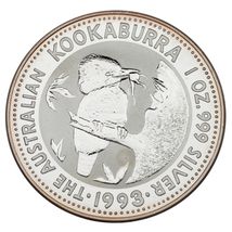 1993 Australia Silver 1oz Kookaburra (BU Condition) KM# 209 - $280.01