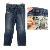 MEK DNM Button Fly Slim Straight Jeans W36 L30 Distressed 100% Cotton Washington - £31.85 GBP