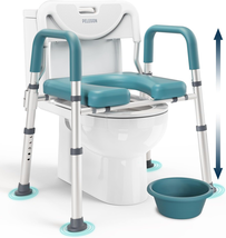 Raised Toilet Seat with Handles (400Lb) - Adjustable 3 in 1 Commode Chai... - $132.42