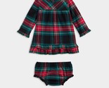 Vineyard Vines Baby Girl Tidings Tartan Dress Tartan Jet Black (Choose S... - $49.00