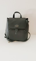 Kate Spade Kristi Refined Grain Leather Medium Flap Backpack Messenger B... - £95.98 GBP