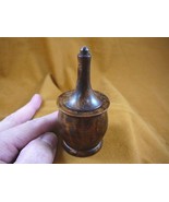 (BOX-140) BURL BOX small Thuya Wood African carved carving boxes Morocco... - $25.23
