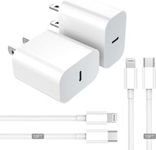 2Pack 10ft USB C Power Adapter Fast Charging Capability Compatible With ... - £11.35 GBP