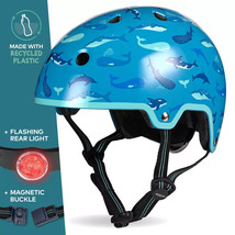 Micro ECO SEA LIFE Deluxe Kids Helmet Size Small 48-54cm, Child Bike &amp; S... - £32.41 GBP