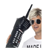 Inflatable Retro Mobile Phone Adult Black - £10.45 GBP