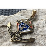 KNIGHTS of COLUMBUS 3rd DEGREE PENDANT CROSS CROIX PIN CHRISTIANITY MEDAL - £10.99 GBP