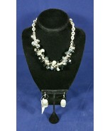 Yaumi K Black Multi Bead Adjustable Statement Fashion Necklace and Earri... - £47.95 GBP