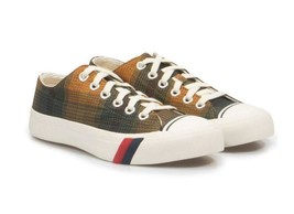 PRO-Keds Nylon Khaki Teal Black Brown Ombre Tartan Plaid Royal Low Shoes... - $58.99