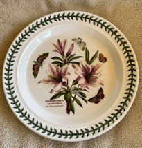 Portmeiron Botanical Garden 10.5” Dinner Plate LILY FLOWERED AZALEA New ... - $35.96