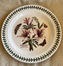 Portmeiron Botanical Garden 10.5” Dinner Plate LILY FLOWERED AZALEA New ... - £28.74 GBP