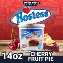 Candle - Hostess Cherry Fruit Pies Scented Candle 14oz - CHERRY FRUIT PIE 14 OZ - £14.34 GBP