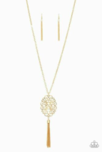 Paparazzi A Mandala of the People Brass Necklace - New - £3.59 GBP