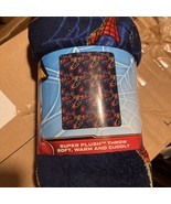 Marvel&#39;s Spider-Man Web Moves Super Plush Throw Blanket 46&quot; x 60&quot; - $507.39 MXN