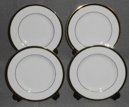Set (4) Minton Saturn Pattern Bone China B&amp;B/DESSERT Plates Made In England - £31.13 GBP