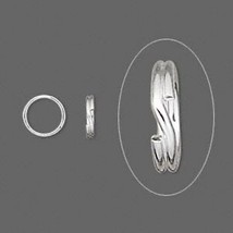 8mm Sterling Silver Split Rings (10) - Great for Charms - $11.88