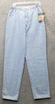 Lee Jeans Womens Size 12M Blue Denim Side Elastic Waist Tapered Leg Rela... - $20.29