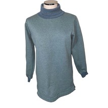 The Vermont Country Store Vintage Turtleneck Pullover Sweater small gree... - $27.71