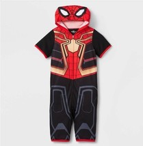 Boys&#39; Marvel Spider-Man Union Suit Size Medium 8/10 New With Tags - £13.62 GBP