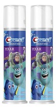 2 Crest Pixar Strawberry Stand-up Pump Toothpaste-Toy Story-Monsters Inc... - £14.13 GBP