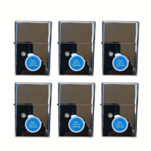 6 Pk Store Display Novelty DMatch Jumbo Flintwheel Lighter 3&quot;x4.5&quot; Refillable - $27.57