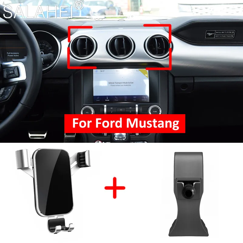 Mobile Phone Holder Clip Mount For Ford Mustang 2015 2016-2018 Interior - £16.69 GBP