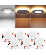 Inshareplus 2.5 Inch 6 Pack Led Recessed Lighting Dimmable With Night Light - $53.42 CAD