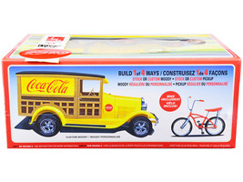 Skill 3 Model Kit 1929 Ford Woody/Pickup 4-in-1 Kit &quot;Coca-Cola&quot; 1/25 Scale Model - £44.89 GBP