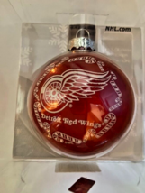 Detroit Red Wings Hockey Classic NHL Glass Ball Christmas Tree Ornament NEW - €12,97 EUR