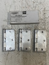 3 Qty of Doormerica Hardware DH-TM214 Door Hinges 3-1/2 x 3-1/2 in (3 Quantity) - £18.83 GBP