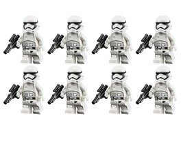 10pcs/set First Order Stormtrooper Star Wars Clone Wars Minifigures Toys - £18.37 GBP
