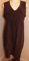 Motherhood Maternity Brown Dress Sleeveless Knee Length Size Medium - £11.03 GBP