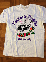 1984 Prince &amp; The Revolution Purple Rain World Tour T-Shirt - £11.99 GBP+
