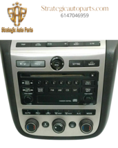 2003-2005 Nissan Murano Bose Radio 6 Cd Cassette 28185-CA010 - £128.90 GBP