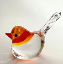 Spring Clearance, Murano Glass, Handcrafted Lovely Mini Bird Figurine, G... - £17.28 GBP