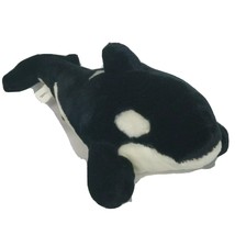Seaworld Killer Whale Orca Shamu Sea Ocean Marine Plush Stuffed Animal 15&quot; - £15.50 GBP