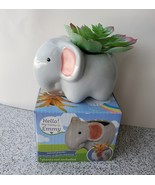 Emmy Elephant Planter - Ceramic Animal Pot for Succulents 4&quot; - £10.38 GBP