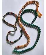 Lot of 3 Strand Assorted Agate Beads - 13 Inch Strands - £10.34 GBP