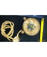 Vintage mechanical electric desk clock [CLK10119] - $1,414.67 MXN