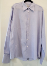HERMES Light Purple Cotton Shirt with French Cuffs - Size 18/45 - £69.01 GBP