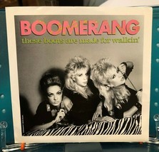 BOOMERANG THESE BOOTS ARE MADE FOR WALKING PROMO PICTURE SLEEVE 45 VINYL... - $11.25